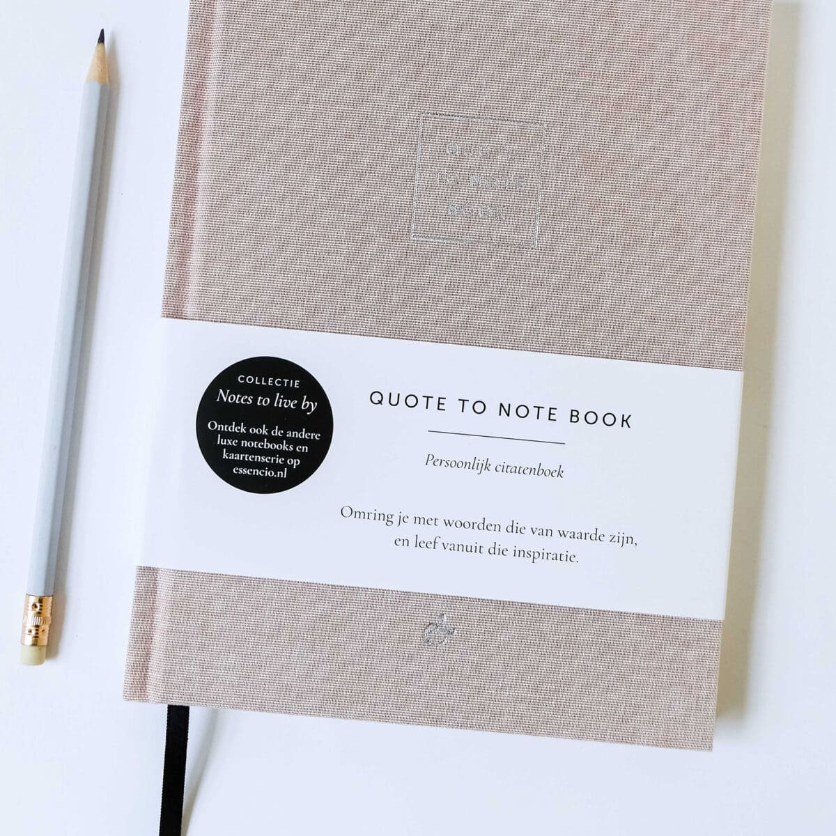 Quote To Note Book Essencio persoonlijk luxe notebook citatenboek zachtroze - boek voor quotes creatief Quote To Note Book Essencio persoonlijk luxe notebook citatenboek zachtroze - boek voor quotes creatief