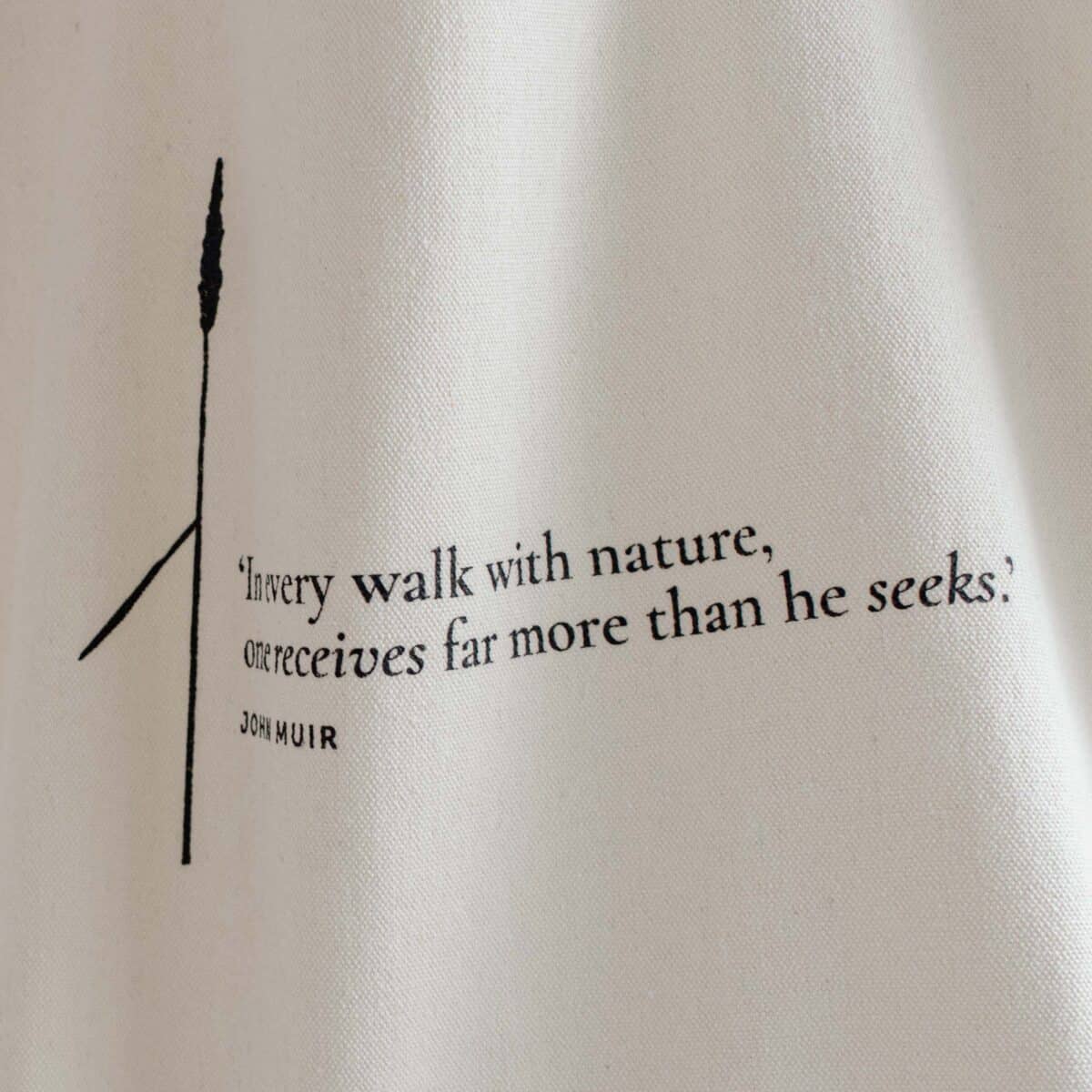 Essencio - canvas tas met natuur quote naturel - shopper - tote bag - 9779 Essencio - canvas tas met natuur quote naturel - shopper - tote bag - 9779